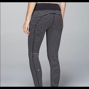 Lululemon speed tight parallel stripe leggings, SZ 4